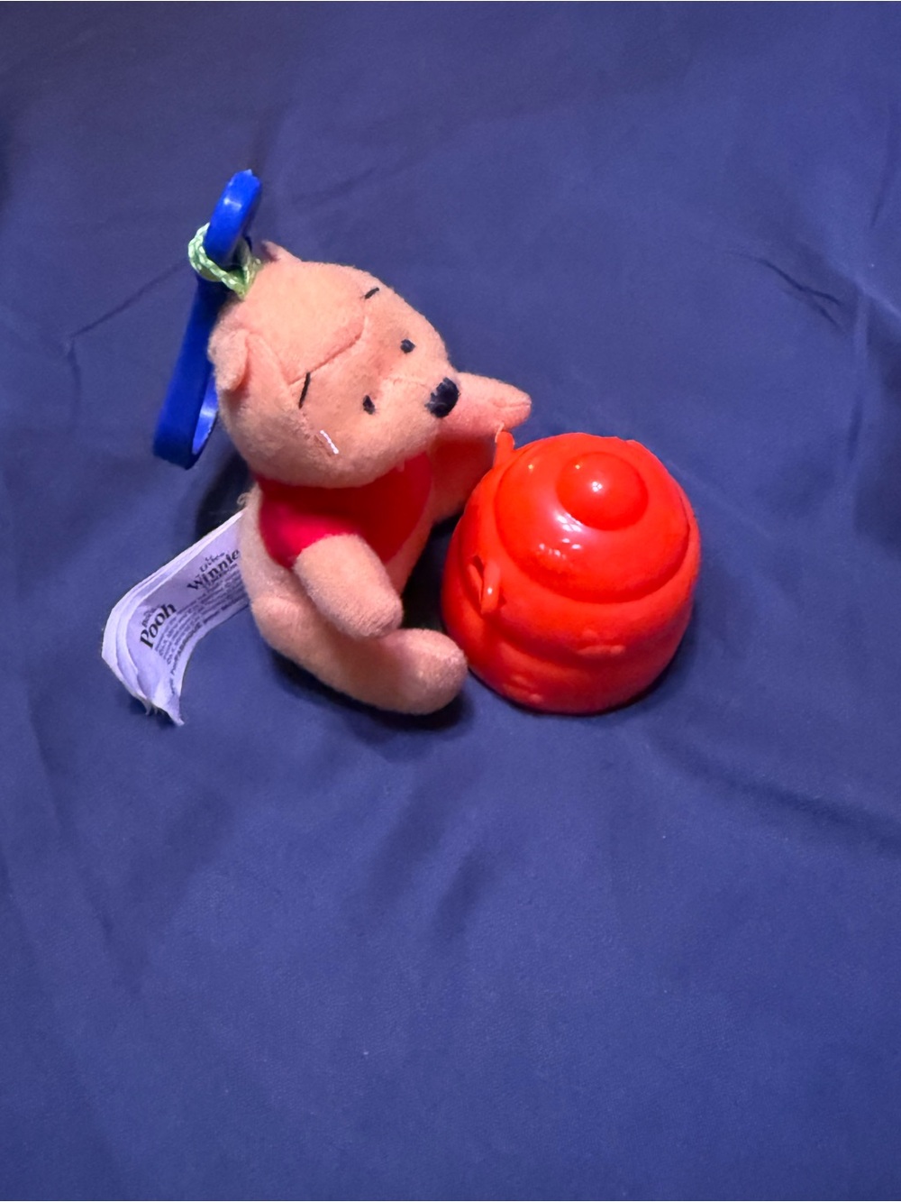McDonald’s Winnie the Pooh Plush Clip Honey Pot Vintage Disney